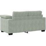  Dvodijelni set sofa s jastucima, svijetlo sivi baršun | shoptok.hr