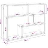  Stenska polica Montaža za steno Bela 95 x 20 x 69,5 cm, (5000307024) | Shoptok.si