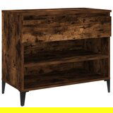 Maison Chic Omarica za obutev - Kopa za čevlje dimljeni hrast 70x36x60 cm inženirski les, (21777681) Cene