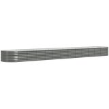 Furnova Visoka greda iz prašno premazanega jekla 512x80x36 cm siva, (21920649) | Shoptok.si