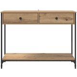  Konzolna stolica s ladicama Umjetnički hrast 100 x 34,5 x 75 cm | Eponuda.ba