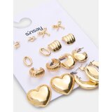 Sinsay Set naušnica 8 pack | shoptok.hr