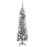  Umestno božično drevo Bela 150 cm PVC, kovina in plastika | Shoptok.si