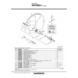  ŽICA SHIMANO WHR601R LEFT 300MM W/WASHER Y4CF98090 SHIMANO | ePonuda.com