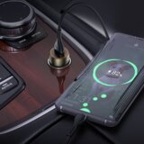 hoco. avtopolnilec Z46 Guerrero QC 18W USB-A s kablom Type C - črn | Shoptok.si