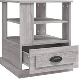  Bočni stolić boja sivog hrasta 50x50x60 cm konstruirano drvo | shoptok.hr