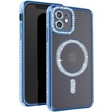AVIZAR diamond case za iphone 12 zaščita magsafe contour strass, svetlo modra, (5000017049) | Shoptok.si