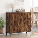  Kreveta Dimljeni hrast 89 5 x 33 x 82 cm Konstruirano drvo | shoptok.hr