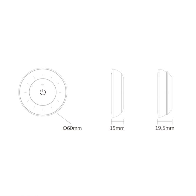 miboxer Mi-Light K3 daljinski upravljalnik - bel | Shoptok.si
