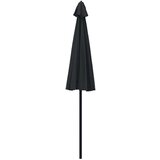  Zunanji senčnik z aluminijastim drogom 270 cm črn, (20610534) | Shoptok.si