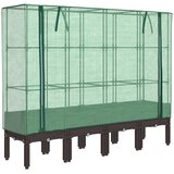  Povišena gredica s pokrovom za staklenik 160 x 40 x 140 cm | shoptok.hr
