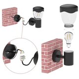  Spoljno zidno svetlo sa senzorom ARTEO 1xE27/15W/230V IP44 | Eponuda.com