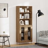  Highboard 2 kom. Umjetnički hrast 69,5 x 34 x 180 cm | shoptok.hr
