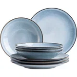 Smoky's 8-delni jedilni servis, moder - 1 set