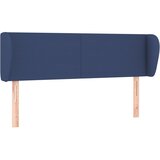 Maison Chic Vzglavna omarica - Nočna omarica - Posteljna omarica z ušesi modro 147x23x78/88 cm blago, (21708423) Cene