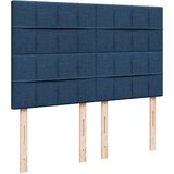 vidaXL Otomanski okvir kreveta s madracem plavi 140x200cm od tkanine | shoptok.hr