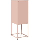 vidaXL Komoda ružičasta 36x39x107 cm Hladno valjani čelik | shoptok.hr