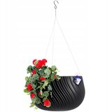 KADAX cvetlični lonec z vstavkom, obešen okrogel, za balkon, teraso, siv, 29,5 cm, (5000353072) | Shoptok.si