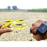  Dron Quadracopter upravljanje rukavicom žuti | shoptok.hr