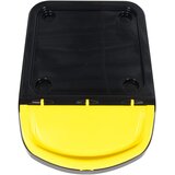  Složive kante za otpad s poklopcima 3 kom crne PP 120 L | shoptok.hr