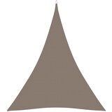 vidaXL Senčno jadro oksford blago trikotno 4x5x5 m taupe Cene