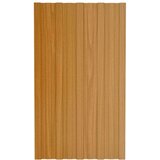 Krovni paneli 36 kom od pocinčanog čelika boja drva 80 x 45 cm | shoptok.hr