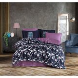  adelita purpledark bluewhite tencel satin double quilt cover set | ePonuda.com
