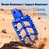 JFG RACING stopalke za motor modre aluminijaste | Shoptok.si