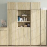 Ormarić za pohranu boja hrasta sonome 70 x 42,5 x 225 cm drveni | Eponuda.com