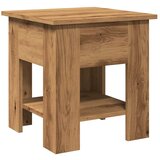 Maison Chic Klubska mizica - kavna mizica - Nizka mizica artisan hrast 40x40x42 cm inženirski les, (21753486) | Shoptok.si
