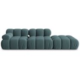 Micadoni Home modrozelena žametna sedežna garnitura 282 cm bellis – Cene