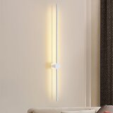 Nettlife notranja stenska svetilka, 60 cm LED stenska svetilka, bela, moderna oblika, toplo bela 3000K stopniščna svetilka, vrtljiva, (5000491219) Cene