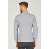 Dewberry V4002 V COLLAR MEN'S SWEATSHIRT-GRAY | shoptok.hr