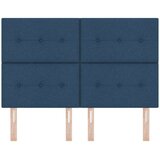  LED glava kreveta s LED trakama Plava 160 cm tkanina | Eponuda.ba