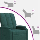  Fotelja s nagibom Tamnozelena Tkanina | shoptok.hr