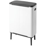 Brabantia Bo Touch Bin Hi 2 x 30 L - White | Shoptok.si