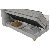 Premium Living Postelja Boxspring Bianco, Rjavosiva, 180x200 | Shoptok.si