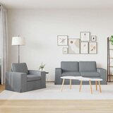 SOFA 2 pcs Svijetlo siva Metal | shoptok.hr