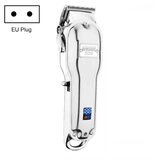 SARAHE WMARK NG-2020B Kovinski strižnik za lase z LED zaslonom Polnilni strižnik, EU vtič, barva: srebrna, (22149907) Cene