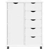  Gležnji kabinet Bela 63,5 x 39 x 79 cm Masivno borovo les, (5000232563) | Shoptok.si