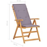  Vrtni naslonjači 2 kom smeđi od masivnog bagremovog drva | shoptok.hr