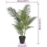  Umjetna palma zelena 80 cm PP | Eponuda.com