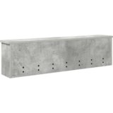  Vješalica za kapute na zidu Beton siva 100 x 16 x 26 cm | shoptok.hr