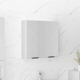 Maison Chic Kopalniška omarica - Kopalniški kabinet z ogledalom bela 64x20x67 cm, (21794485) | Shoptok.si