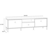 Modern Living Tv-element Salvatrice, Peščena Barva | Shoptok.si