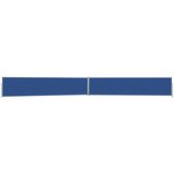 vidaXL Zložljiva stranska tenda za teraso 140x1200 cm modra, (20692934) | Shoptok.si