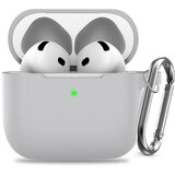 INF Silikonski ovitek za AirPods s čistilnim kompletom Grey AirPods Pro 2, (5000074677) | Shoptok.si
