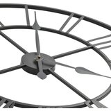  Starinski zidni sat s kvarcnim mehanizmom metalni 80 cm XXL | shoptok.hr