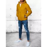 DStreet yellow quilted men's jacket | shoptok.hr