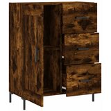 Komoda boja dimljenog hrasta 69,5x34x90 cm konstruirano drvo | shoptok.hr